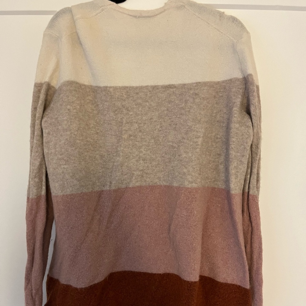 Colorblock Open Front Cardigan - Picture 4 of 4